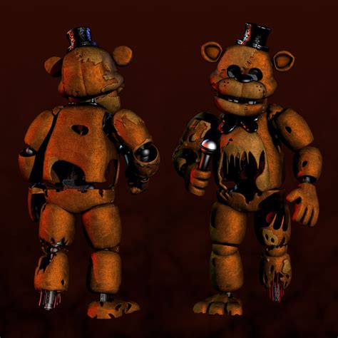 scrap freddy|fnaf 1 scrapped animatronics.